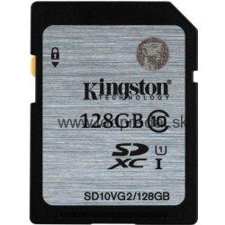 128 GB SECURE DIGITAL SDXC UHS-I KINGSTON - CLASS 10 45MB/s