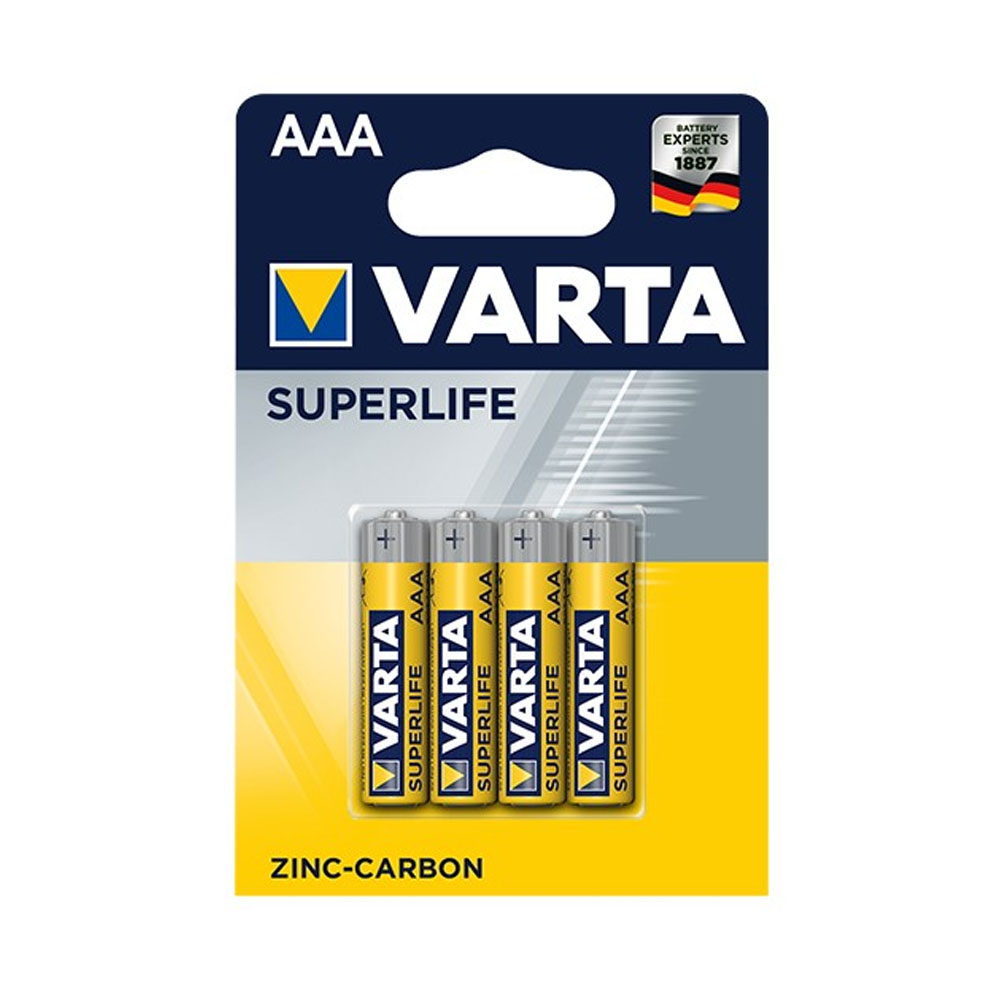 Batérie VARTA Superlife AAA R03P 1,5V (4ks)