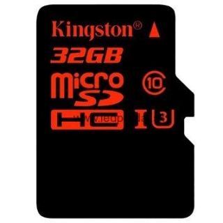 32GB MICROSDHC KINGSTON U3 90R/80W