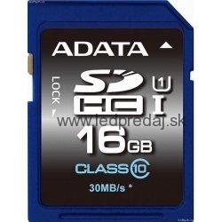ADATA SDHC 16GB UHS-I PREMIER,CLASS 10