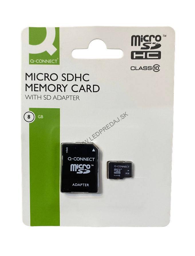 Q-Connect 8GB Micro SD Card Class 10