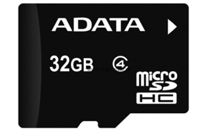 ADATA 32GB MICROSDHC CARD WITH ADAPTOR CLASS 4