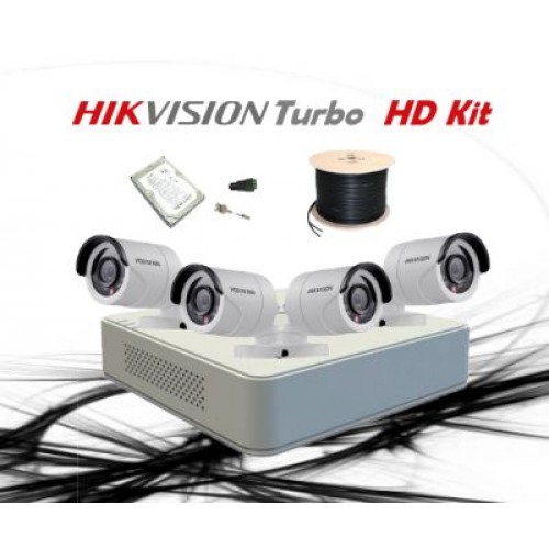 4 kamerový set HIKVISION HD-TVI HD 720p