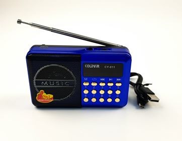 COLDYiR klasické rádio modré