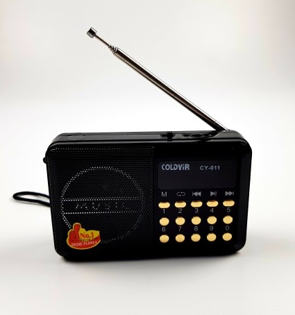 COLDYiR klasické rádio čierne 
