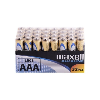 Maxell Alkaline AAA LR03 32 pack