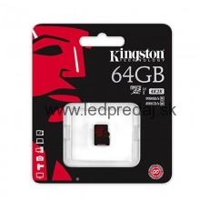 64 GB MICRO SDHC KINGSTON UHS-I CLASS 10 90/45 MB/S