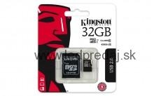 KINGSTON MICRO SD 32 GB UHS-I U1 45/10 +1 AD.