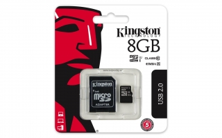 KINGSTON MICRO SD 8 GB UHS-I U1 45/10 +1 AD.