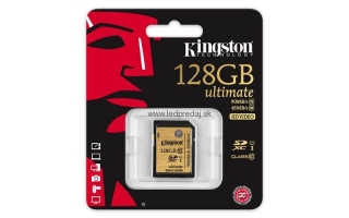 128GB SDXC ULTIMATE UHS-I KINGSTON 90R/45W CLASS 10