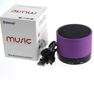 bluetooth reproduktor fialový 