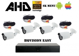 4 kamerový set HQ-VISION EASY 720p AHD DIGITAL