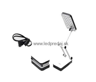 LED STOLOVÁ LAMPA, 24 LED INTEGROVANÝM AKUMLÁTOROM