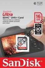 SanDisk Ultra pamäťová karta SDHC 16GB čtení: až 80MB/s Class 10 UHS-I