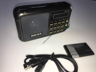 radio usb mini mu50 cierne