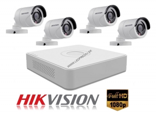 4 kamerový set HIKVISION Full HD 1080p