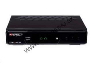 DVB-T2 prijímač Opticum LION 5-M, DVB-T2 HD, h.265 HEVC
